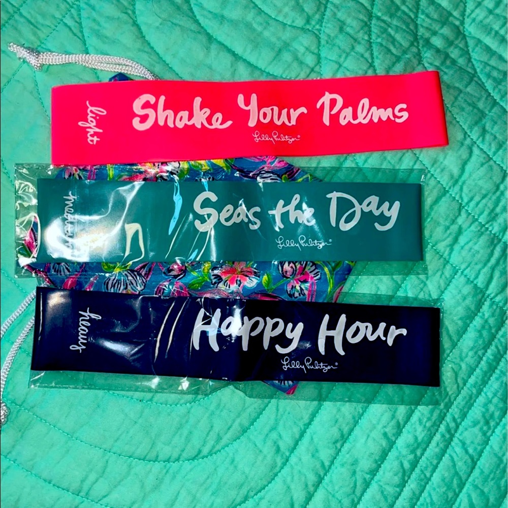 Lilly Pultizer exercise bands